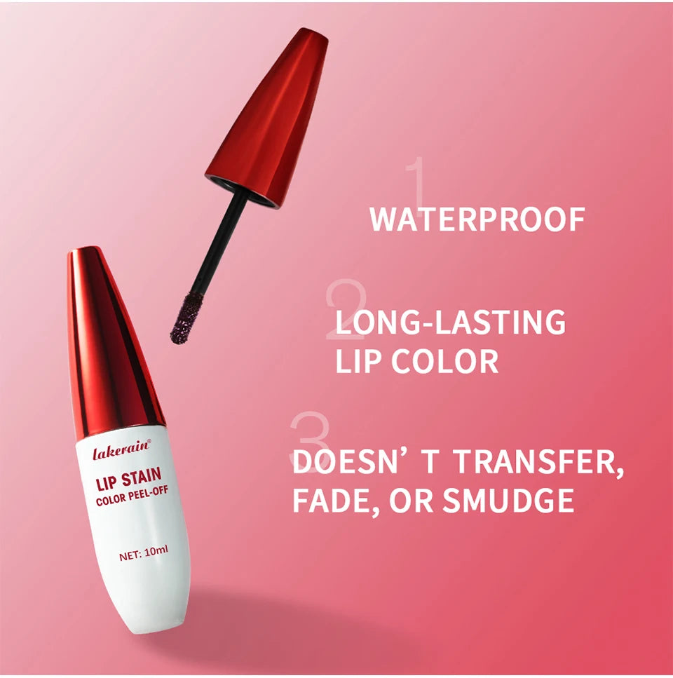Peel off Lip Gloss and Long Lasting Lip Stain for Daily Makeup and Bold Looks
