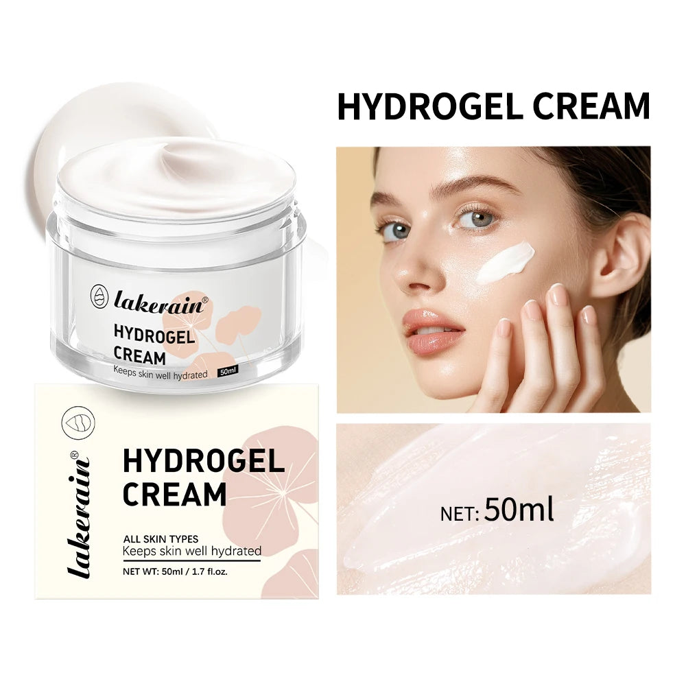 Hydrogel Facial Cream and Moisturizing Skin Care for Daily Face Hydration