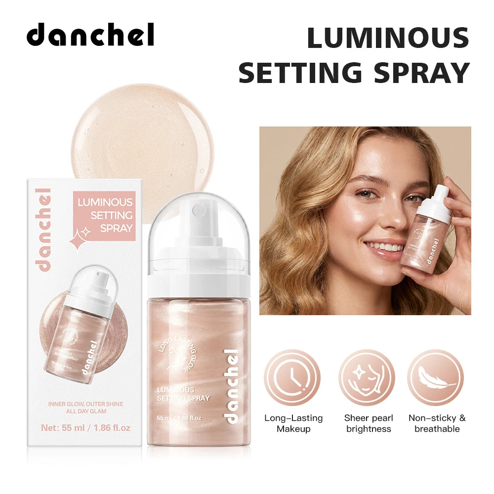 Luminous Setting Spray and Hydrating Makeup Mist for a Radiant Dewy Finish - 2