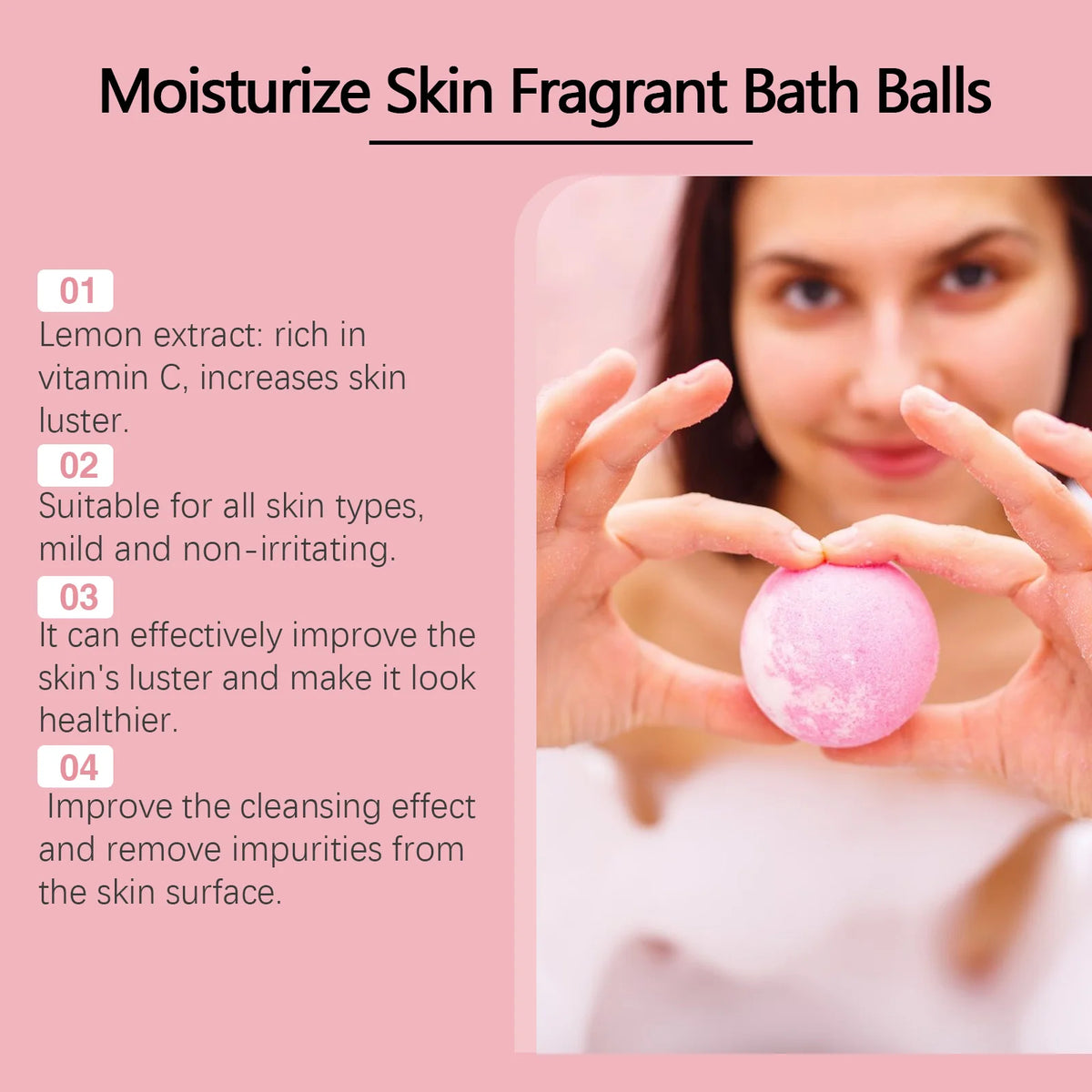 Bath Bombs and Fragrant Spa Balls for Deep Body Relaxation and Skin Care