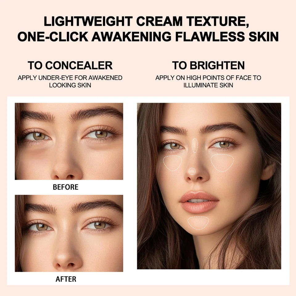 Awakening Concealer Click Pen and Brightening Makeup Pencil for Daily Routine