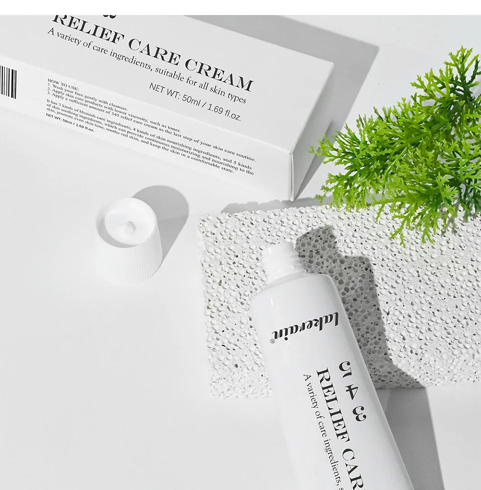 345 Relief Cream and Moisturizing Face Lotion for Daily Skincare Routine