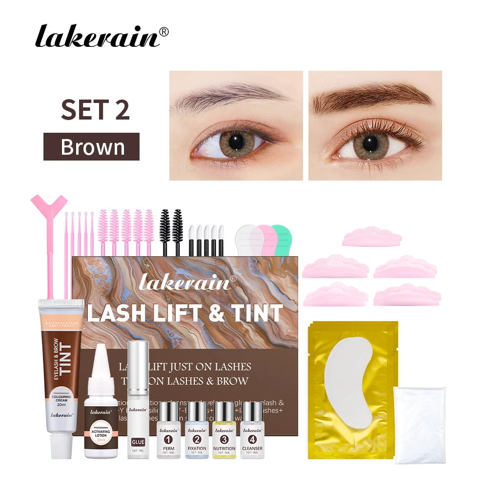 Brow Lamination and Eyebrow Tinting Kit for Professional Salon Results at Home - 27