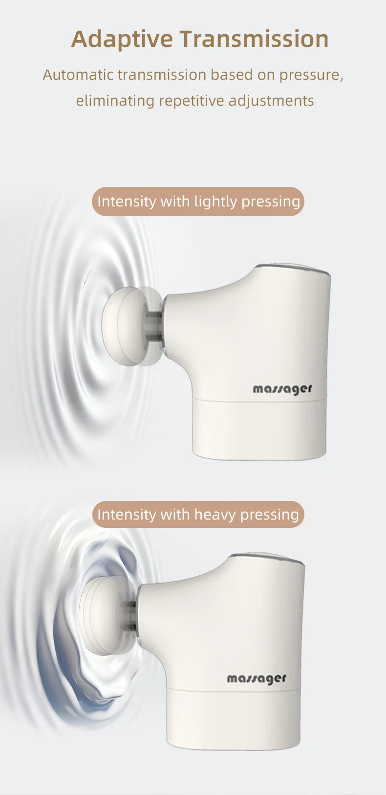Mini Massage Gun and Percussion Deep Tissue Massager for Full Body Muscle Recovery