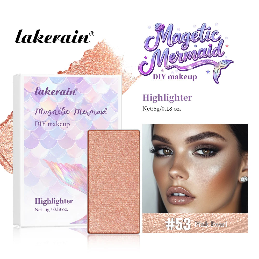 Magnetic Mermaid Makeup Palette and Eyeshadow Kit for Professional Artists and Daily Use