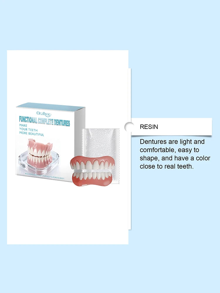 Fake Teeth Dentures and Instant Smile Veneers for Daily Confidence and Oral Care - 10