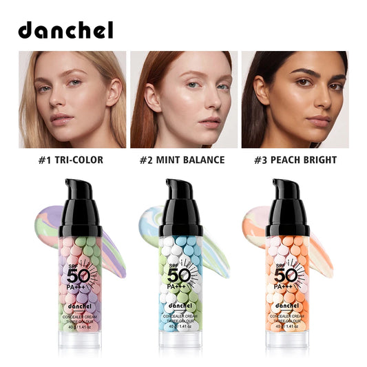 Color Correcting Concealer and Makeup Primer for Daily Skincare and Face Brightening