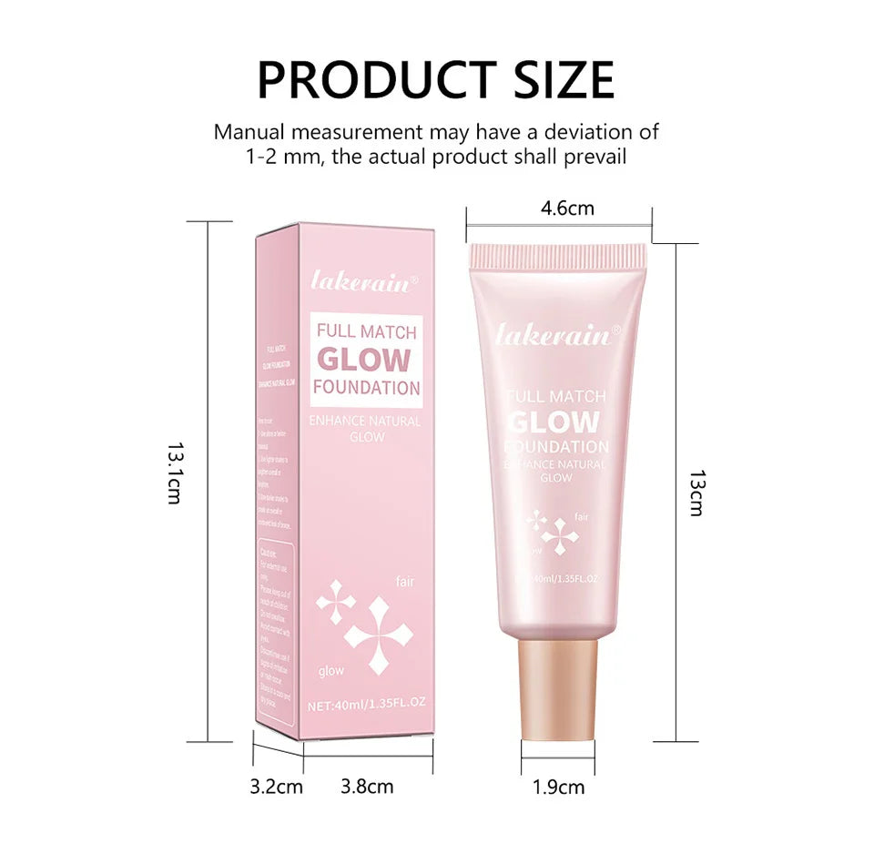 Liquid Glow Foundation and Radiant Skin Enhancer for Natural Daily Makeup Looks - 15