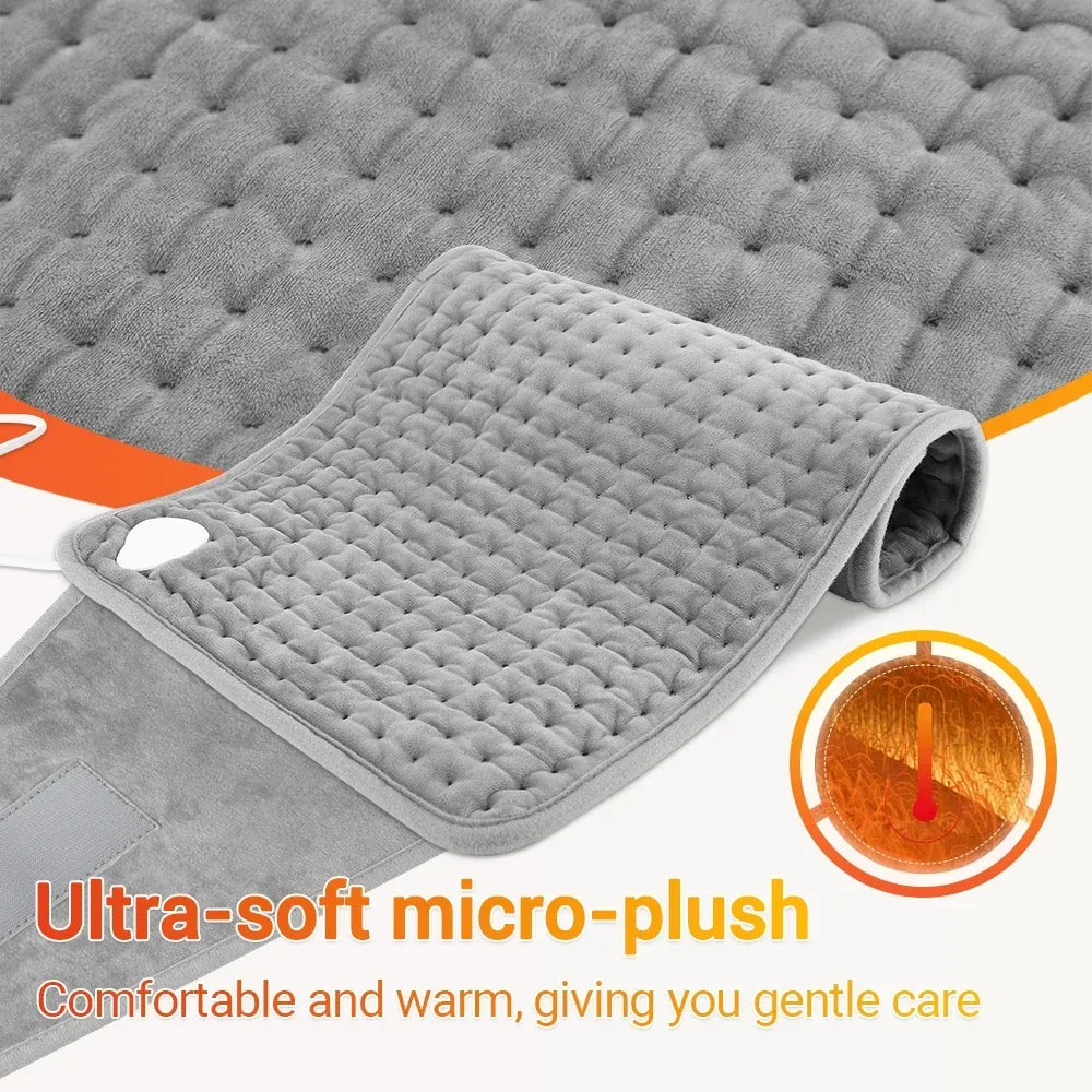 Electric Heating Pad and Thermal Warming Belt for Winter Body Pain Relief