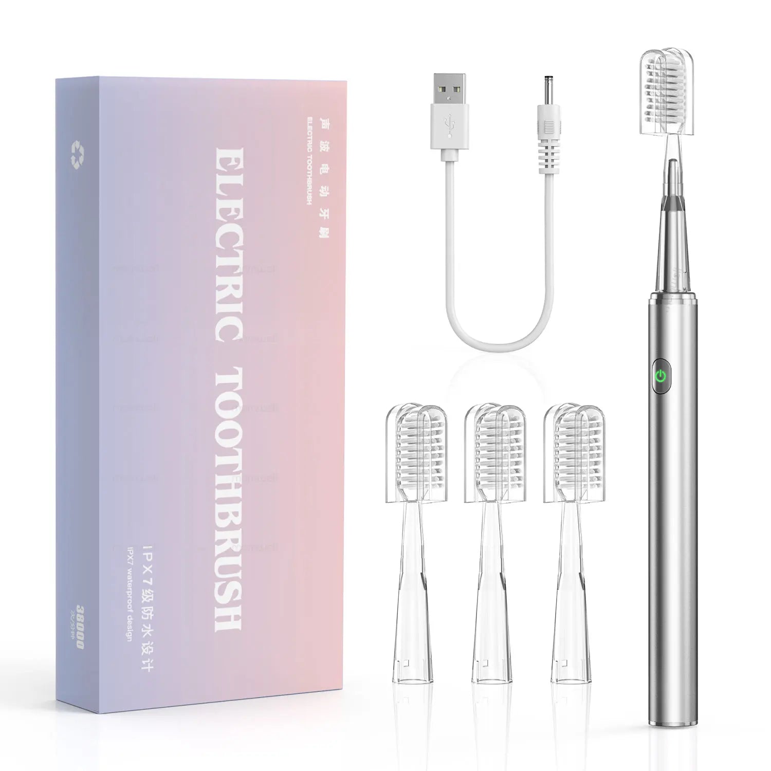 Electric Toothbrush and Rechargeable Sonic Cleaner for Daily Dental Hygiene - 15