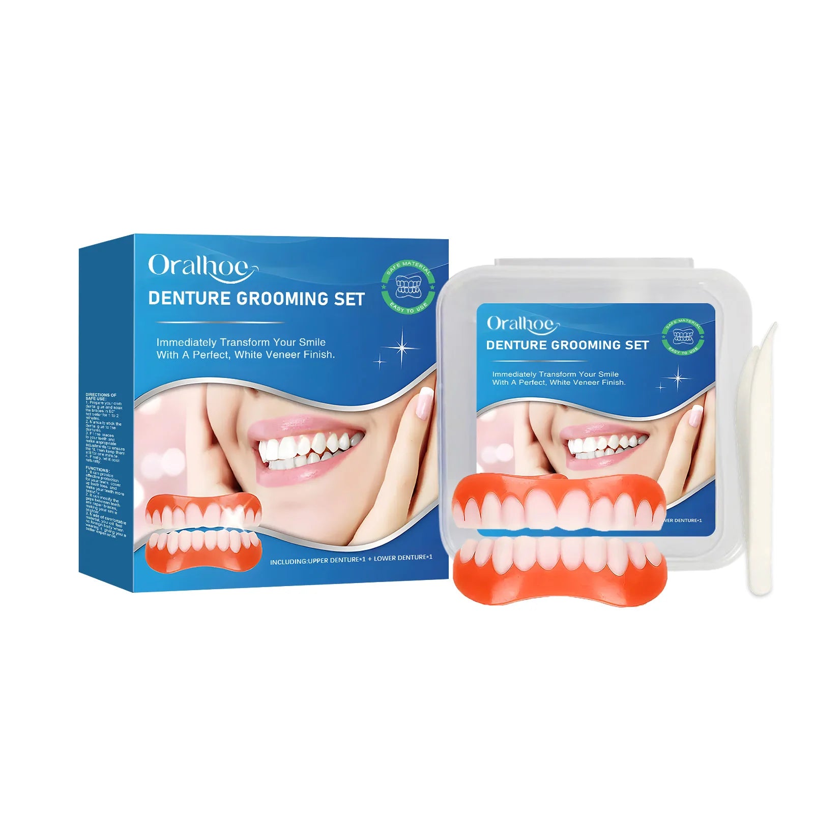 Silicone Denture Set and Temporary Veneers for Restoring Your Perfect Smile - 22