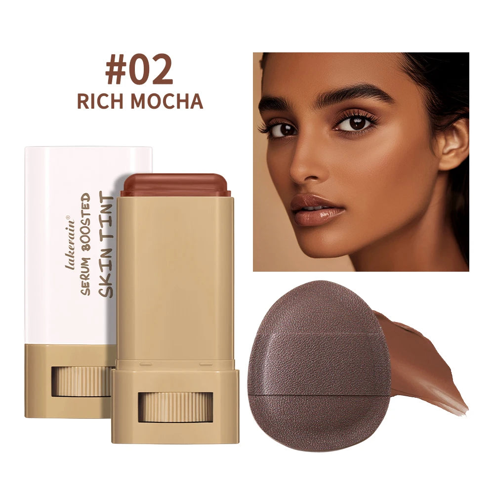 Skin Tint Stick and Serum Foundation for Natural Everyday Face Makeup Coverage - 24