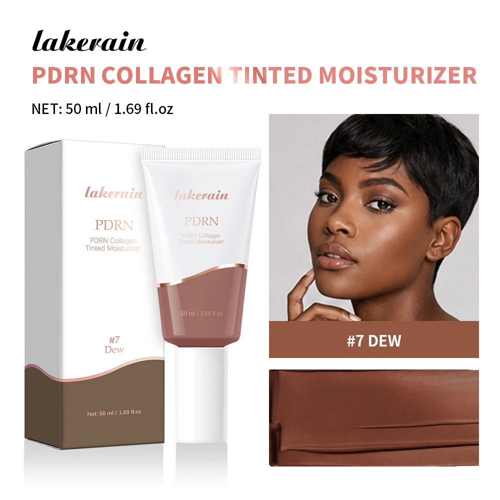 PDRN Collagen Tinted Moisturizer and Radiant Skin Foundation for Daily Glow Makeup - 23