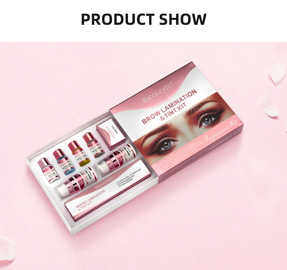 Brow Lamination and Eyebrow Tinting Kit for Professional Salon Results at Home