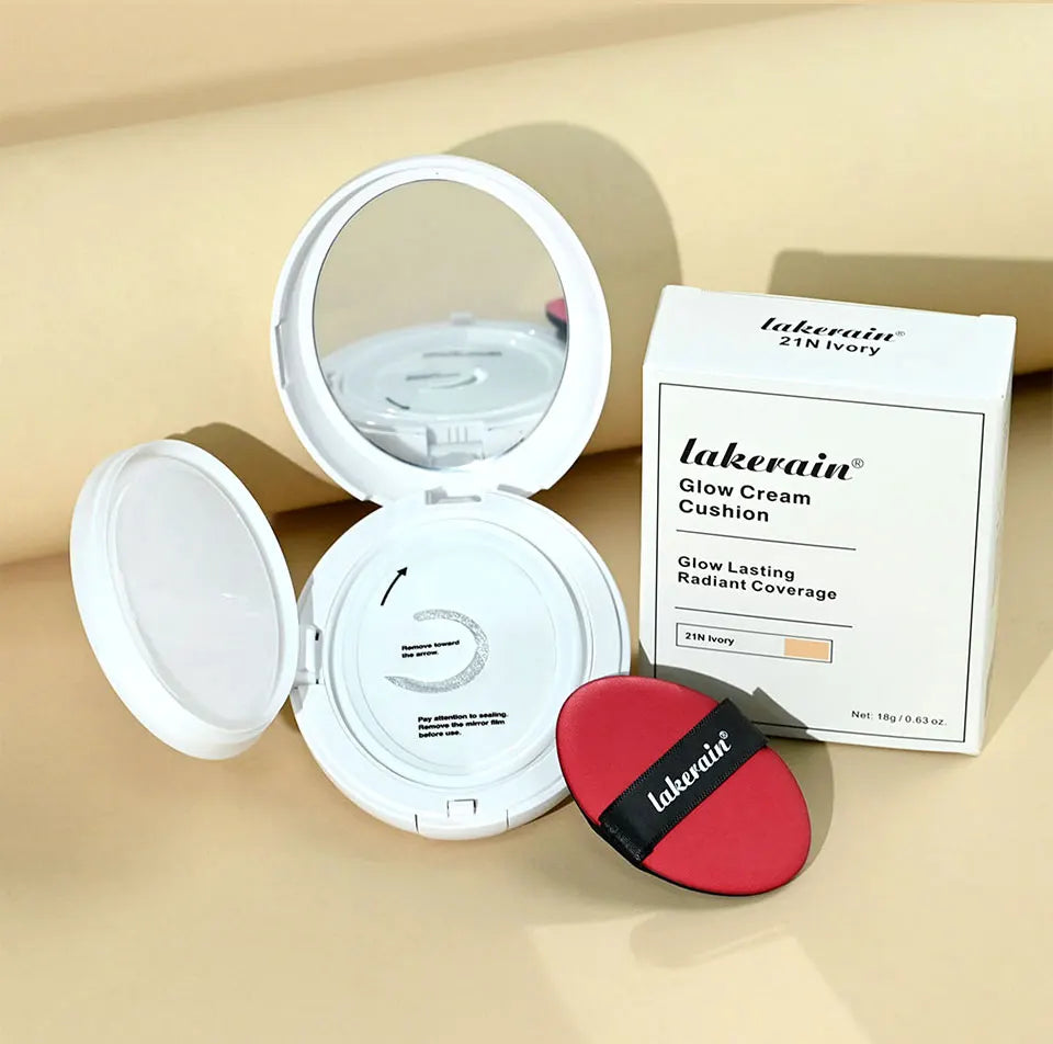 Semi Matte CC Cream Cushion and Long Lasting Foundation for Flawless Face Makeup