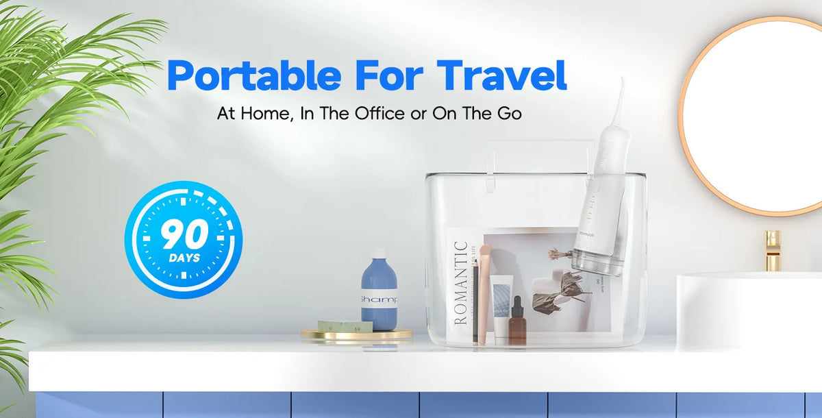 Water Flosser and Cordless Oral Irrigator for Daily Teeth Cleaning and Gum Health