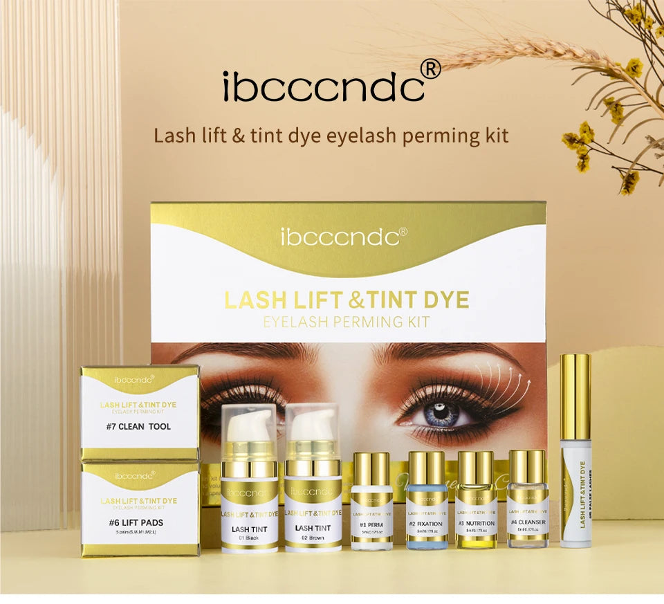 Brow Lamination and Eyebrow Tinting Kit for Professional Salon Results at Home