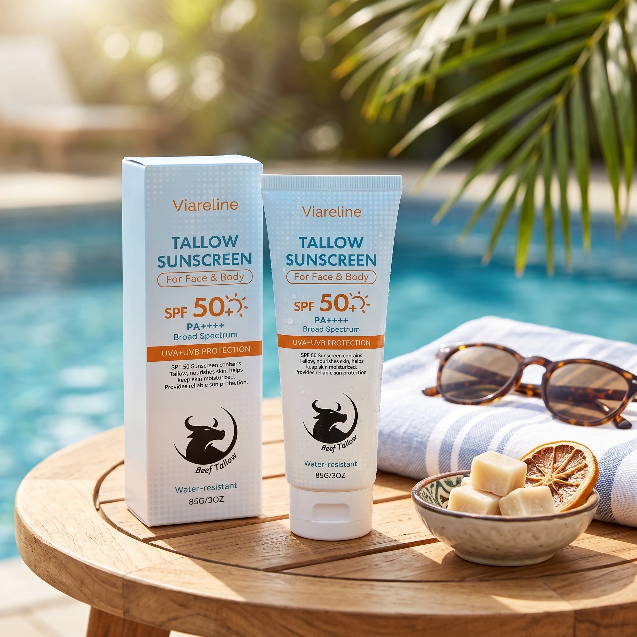 Tallow Sunscreen and Moisturizing SPF Cream for Daily Sun Protection - 5