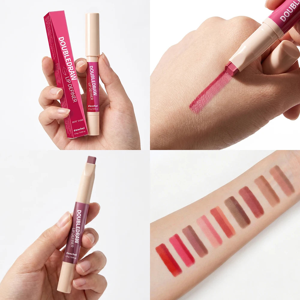 Lip Contour Liner and Lip Gloss Stick for Defined Long Lasting Matte Finish - 18