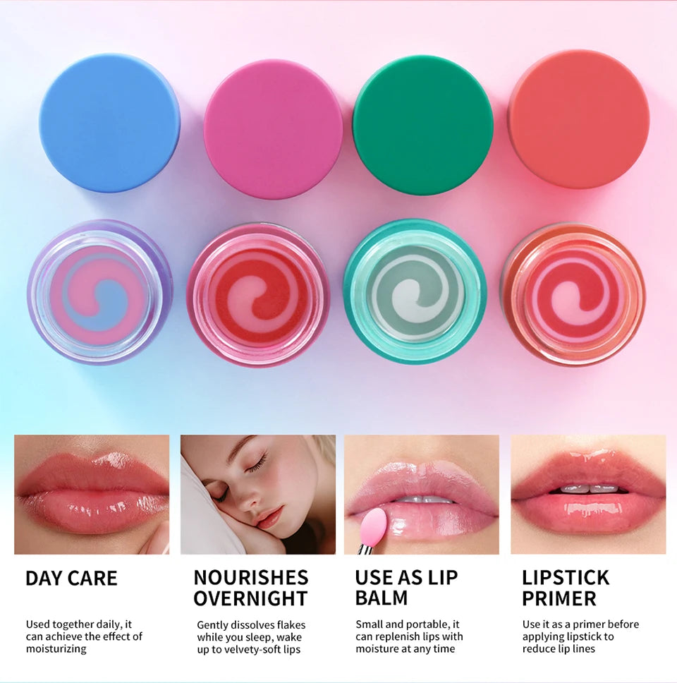Lip Sleeping Mask and Hydrating Lip Balm for Dry Cracked Lips Overnight Repair