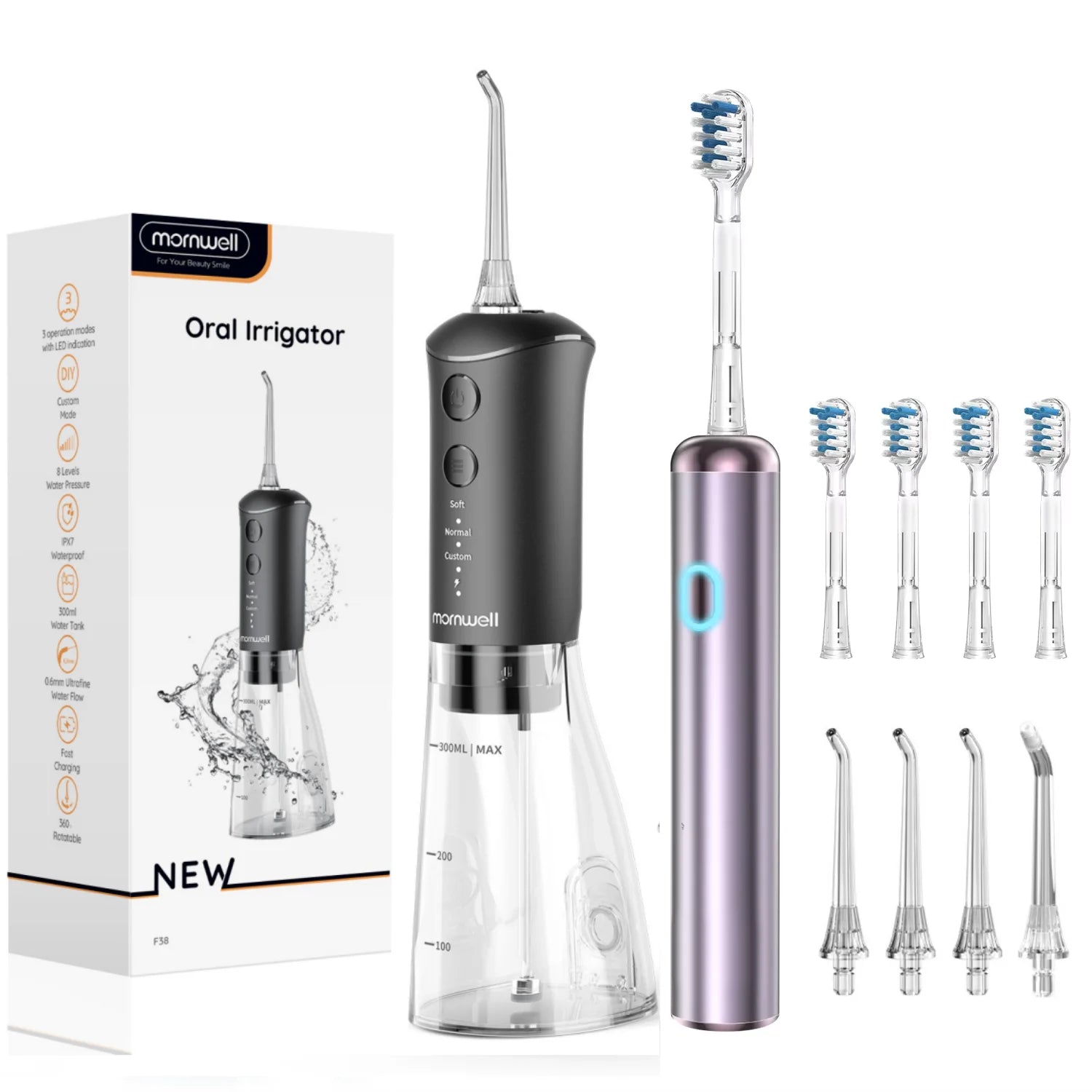 Water Flosser and Electric Toothbrush for Professional Daily Oral Hygiene - 24