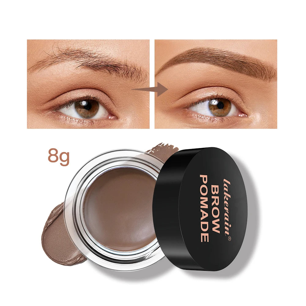 Brow Pomade and Eyebrow Enhancer Gel for Long Lasting Natural Looking Makeup - 1