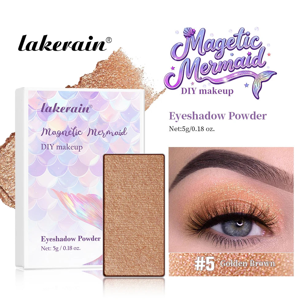 Magnetic Mermaid Makeup Palette and Eyeshadow Kit for Professional Artists and Daily Use