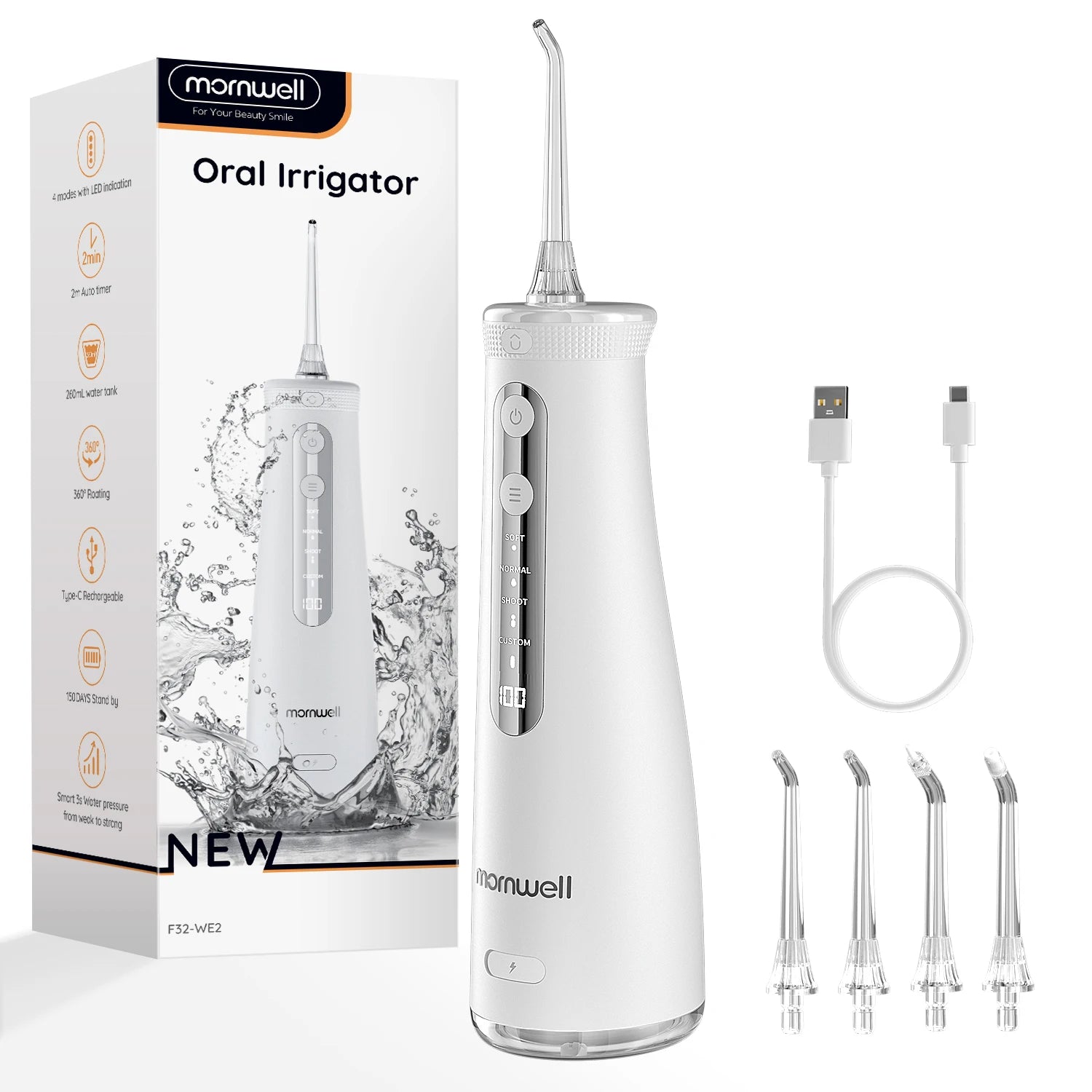 Electric Oral Irrigator and Water Flosser for Daily Dental Teeth Cleaning - 18