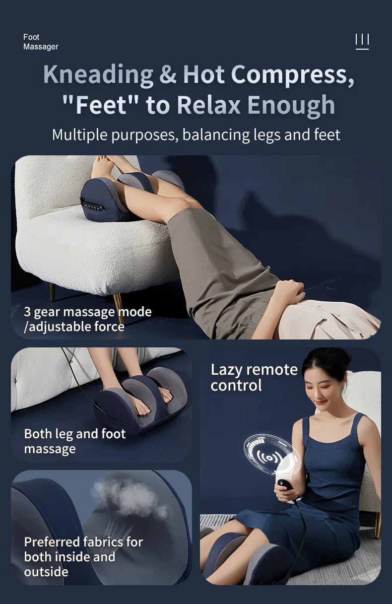 Foot Massager and Leg Relaxation Roller for Daily Stress Relief and Recovery