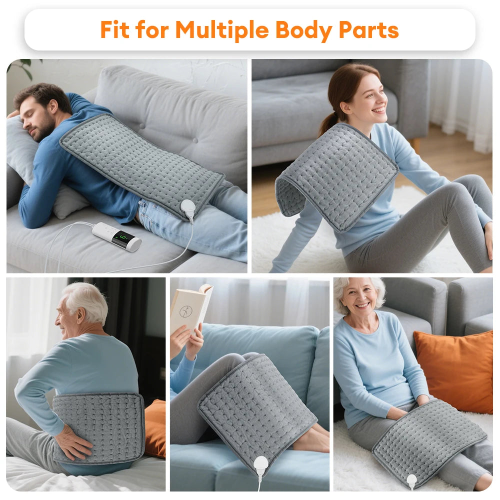 Electric Heating Pad and Warming Blanket for Back Pain Relief at Home Office - 9