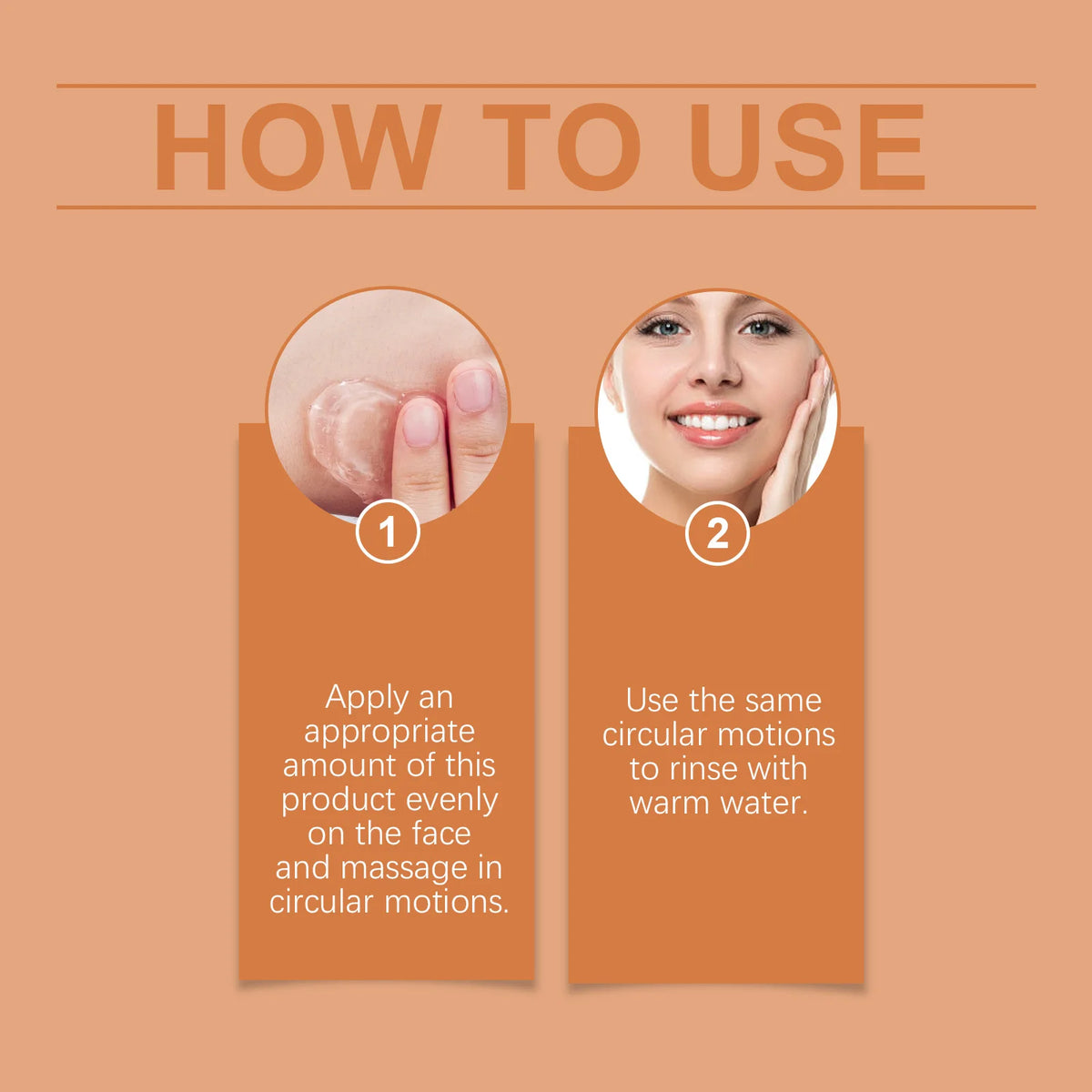 Orange Exfoliating Gel and Facial Scrub Cleanser for Brightening Dull Skin