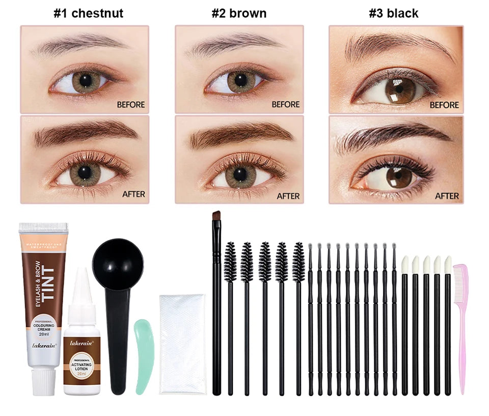 Eyelash and Brow Tint Kit for Natural Looking Definition and Long Lasting Color - 8