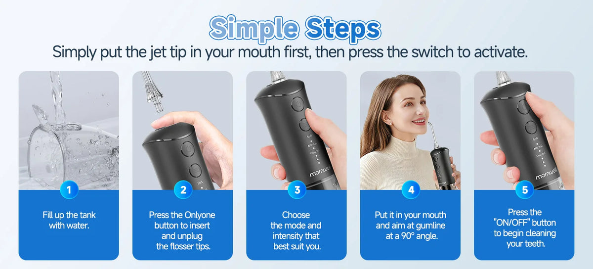 Water Flosser and Electric Toothbrush for Professional Daily Oral Hygiene