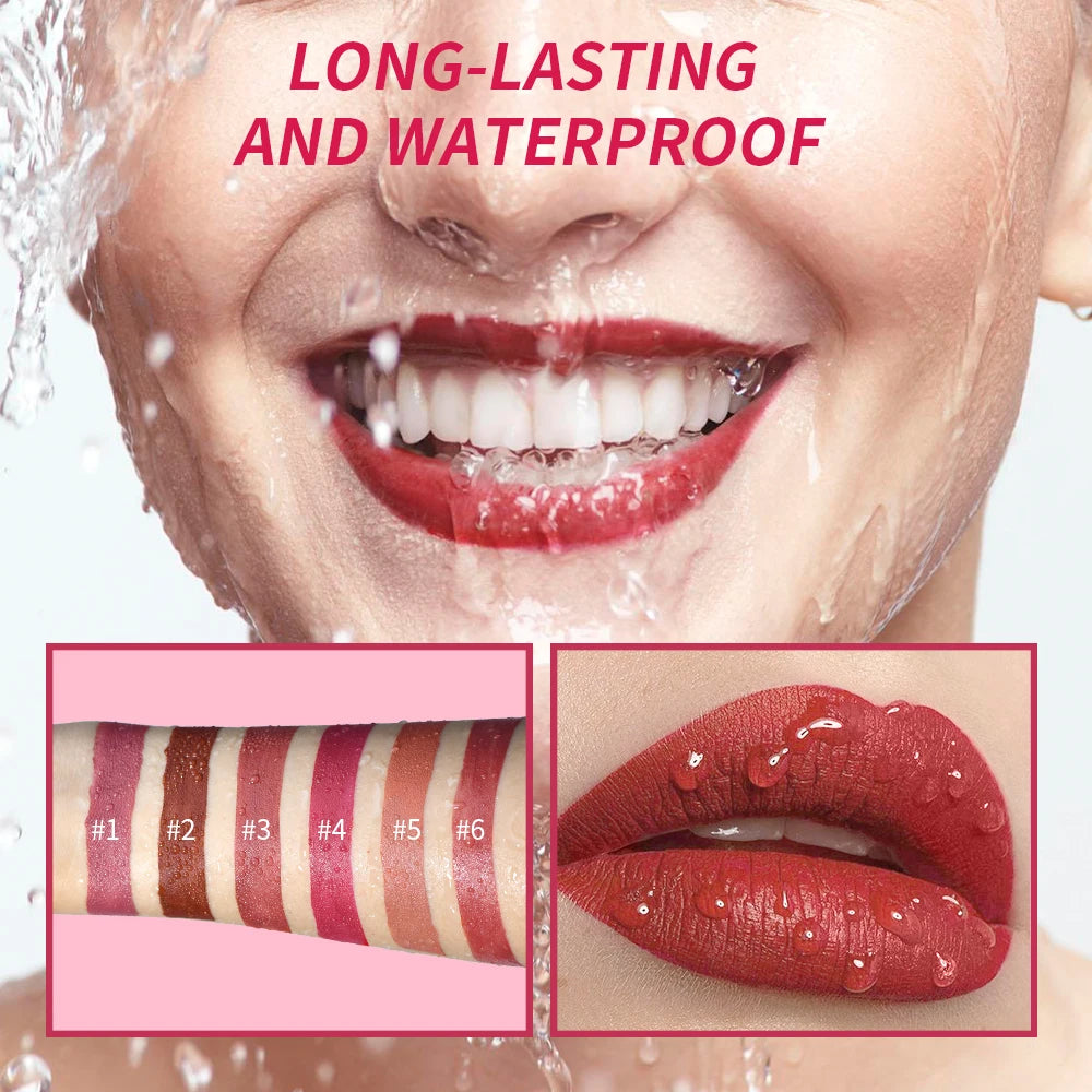 Teddy Lip Tint and Matte Liquid Lipstick for long lasting waterproof natural makeup - 6