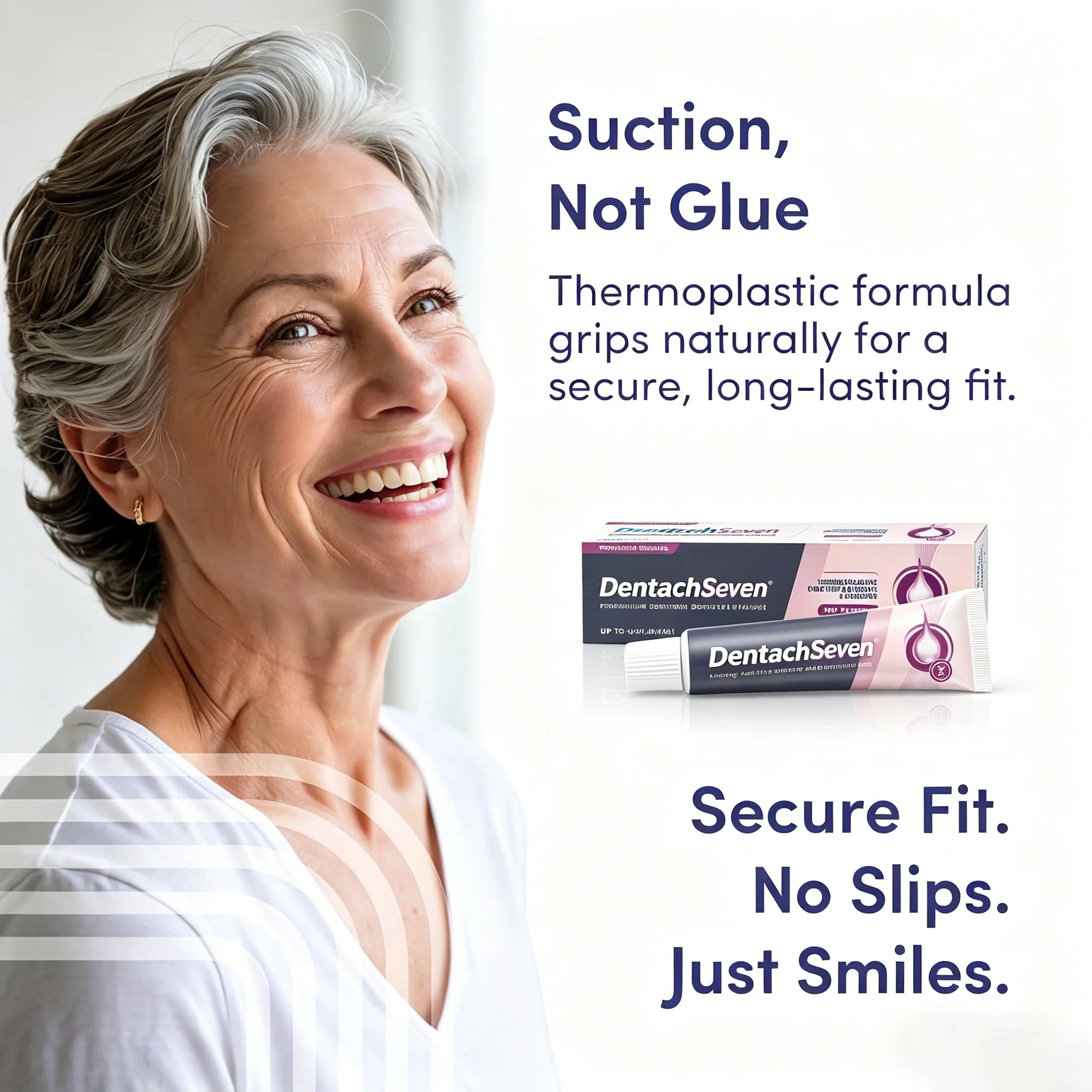 Denture Adhesive and Dental Care Gel for Secure All Day Denture Stability - 4