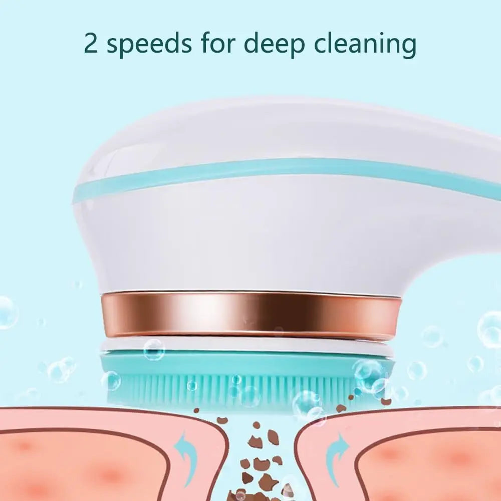 Electric Bath Brush and Shower Body Scrubber for Deep Cleaning and Exfoliation - 3