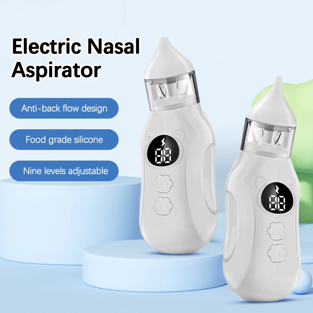 Electric Baby Nasal Aspirator and Nose Sucker for Congested Newborns - 10