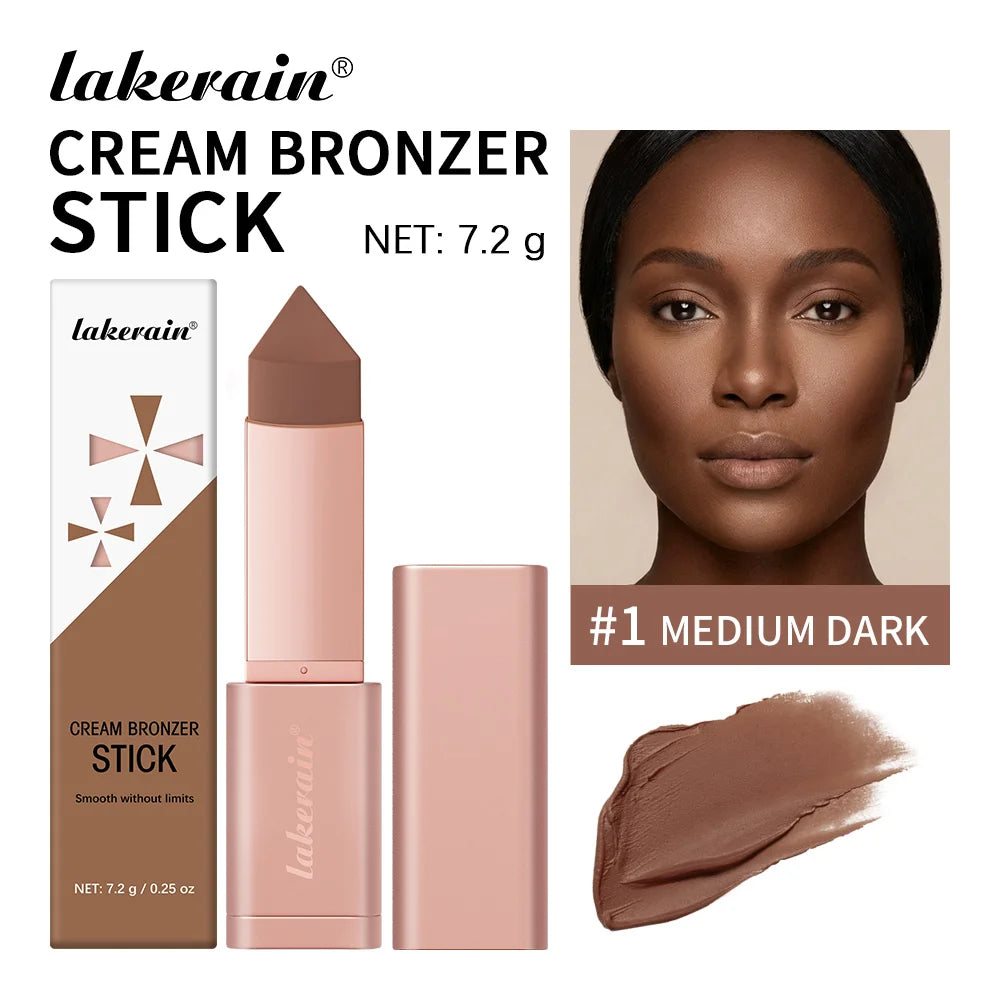 Cream Bronzer Stick and Face Contour Makeup for Everyday Sculpted Beauty - 24
