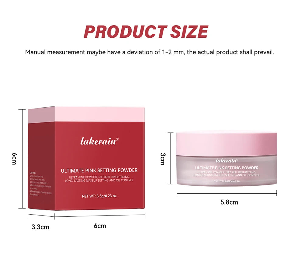 Setting Powder and Loose Finishing Makeup for a flawless matte skin finish