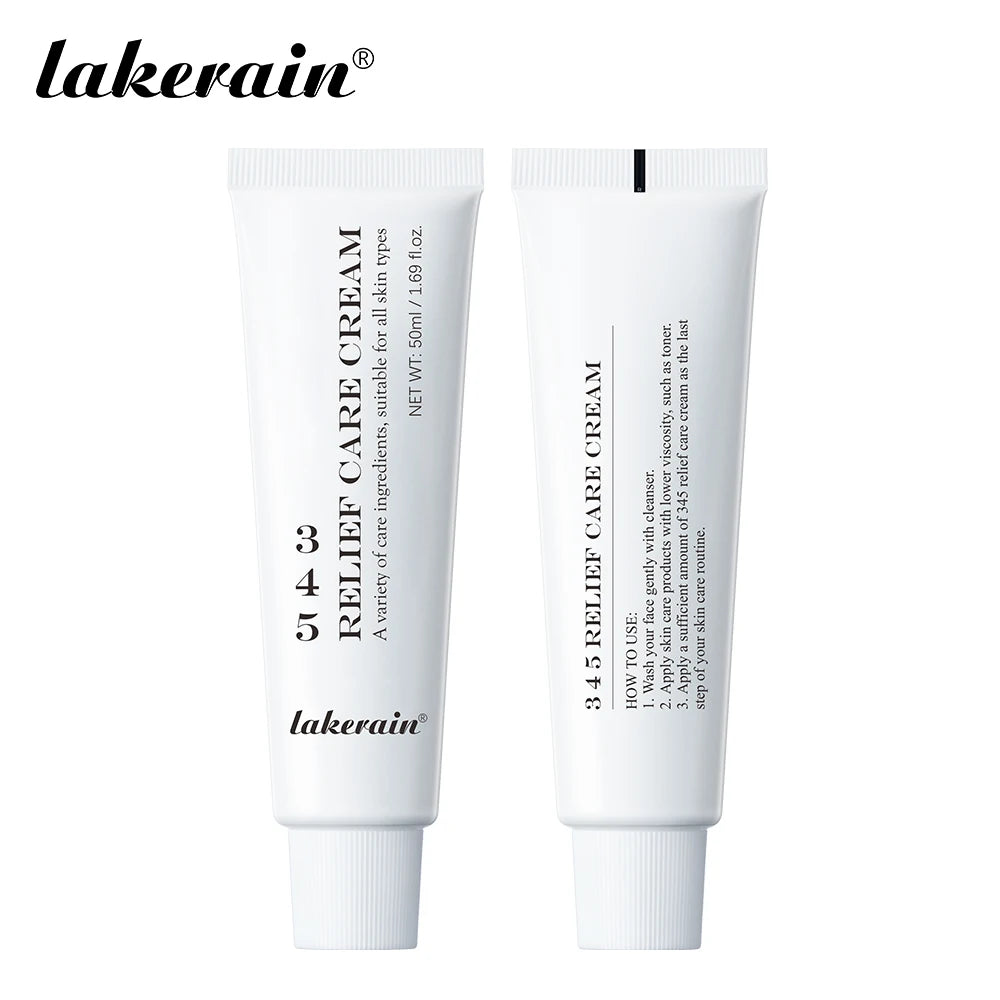 345 Relief Cream and Moisturizing Face Lotion for Daily Skincare Routine