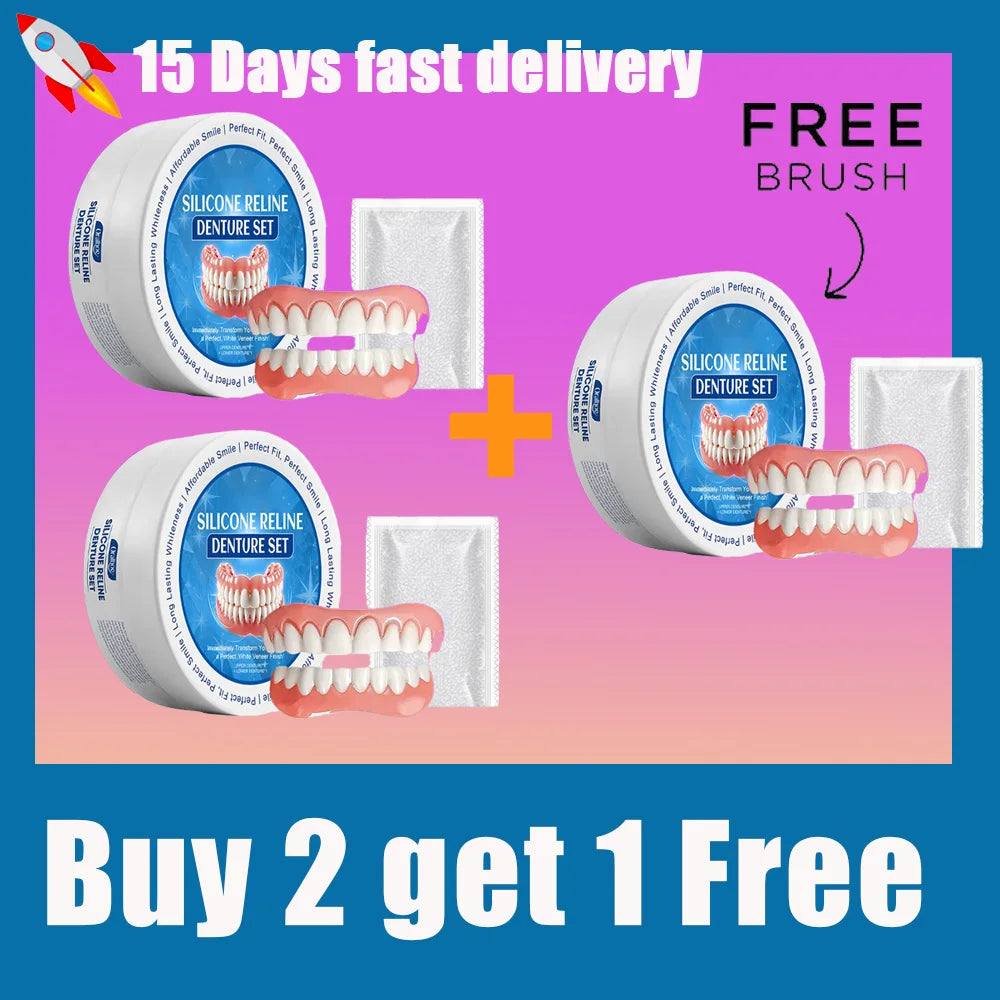 Silicone Dentures and Cosmetic Veneers for Instant Smile Restoration Confidence