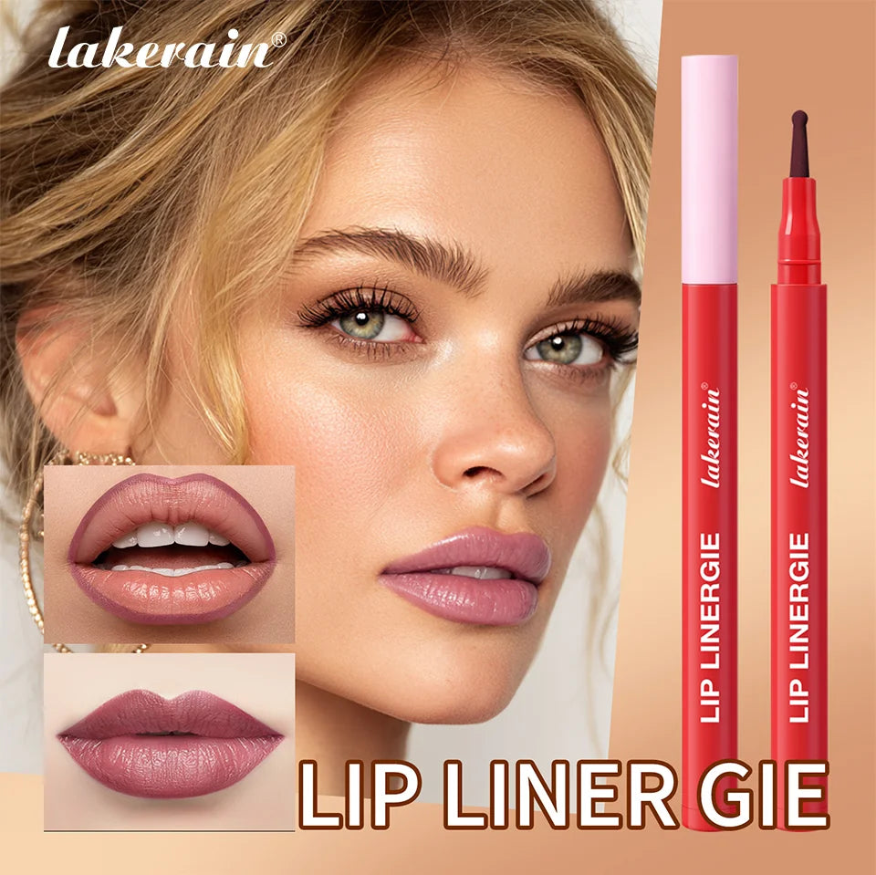 Lip Liner Stain and Waterproof Lip Contour Pen for Precise Long Lasting Makeup - 7