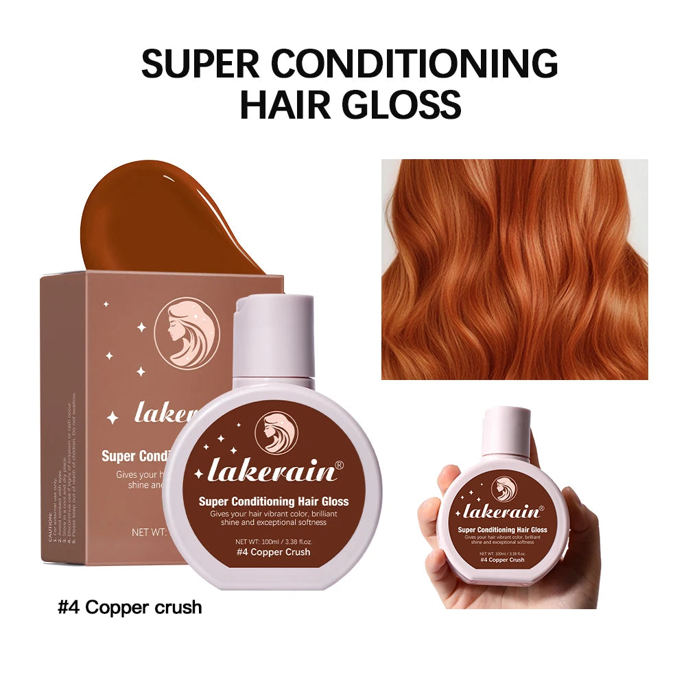 Super Conditioning Hair Gloss and Semi Permanent Hair Glaze for Vibrant Shine