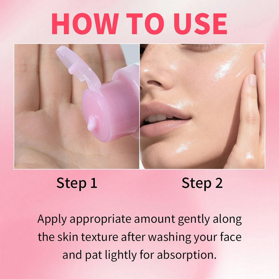 PDRN Niacinamide Toner and Milky Facial Lotion for Glowing Daily Skincare