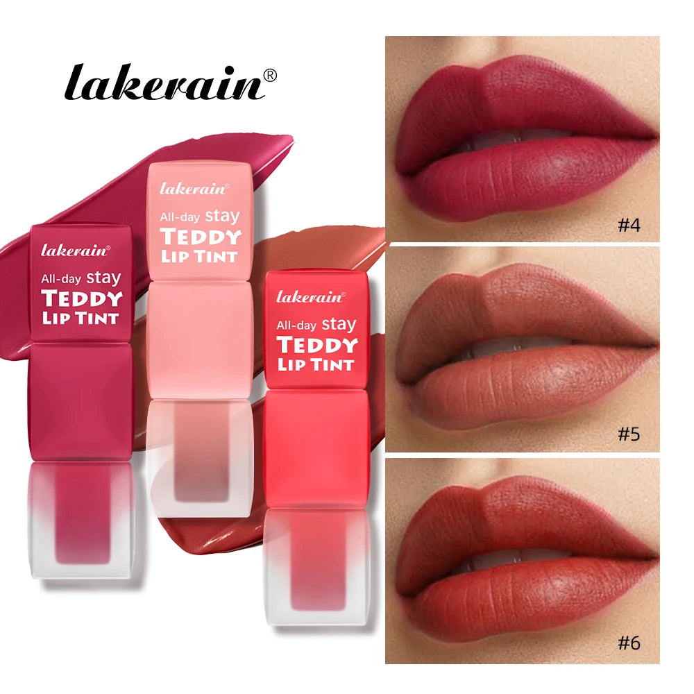 Teddy Lip Tint and Matte Liquid Lipstick for long lasting waterproof natural makeup