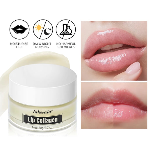 Collagen Lip Mask and Hydrating Lip Treatment for Smooth Daily and Night Care