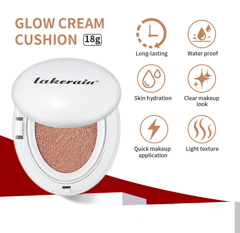 Cream Cushion Foundation and Dewy Glow Makeup for a Natural Hydrated Complexion - 10