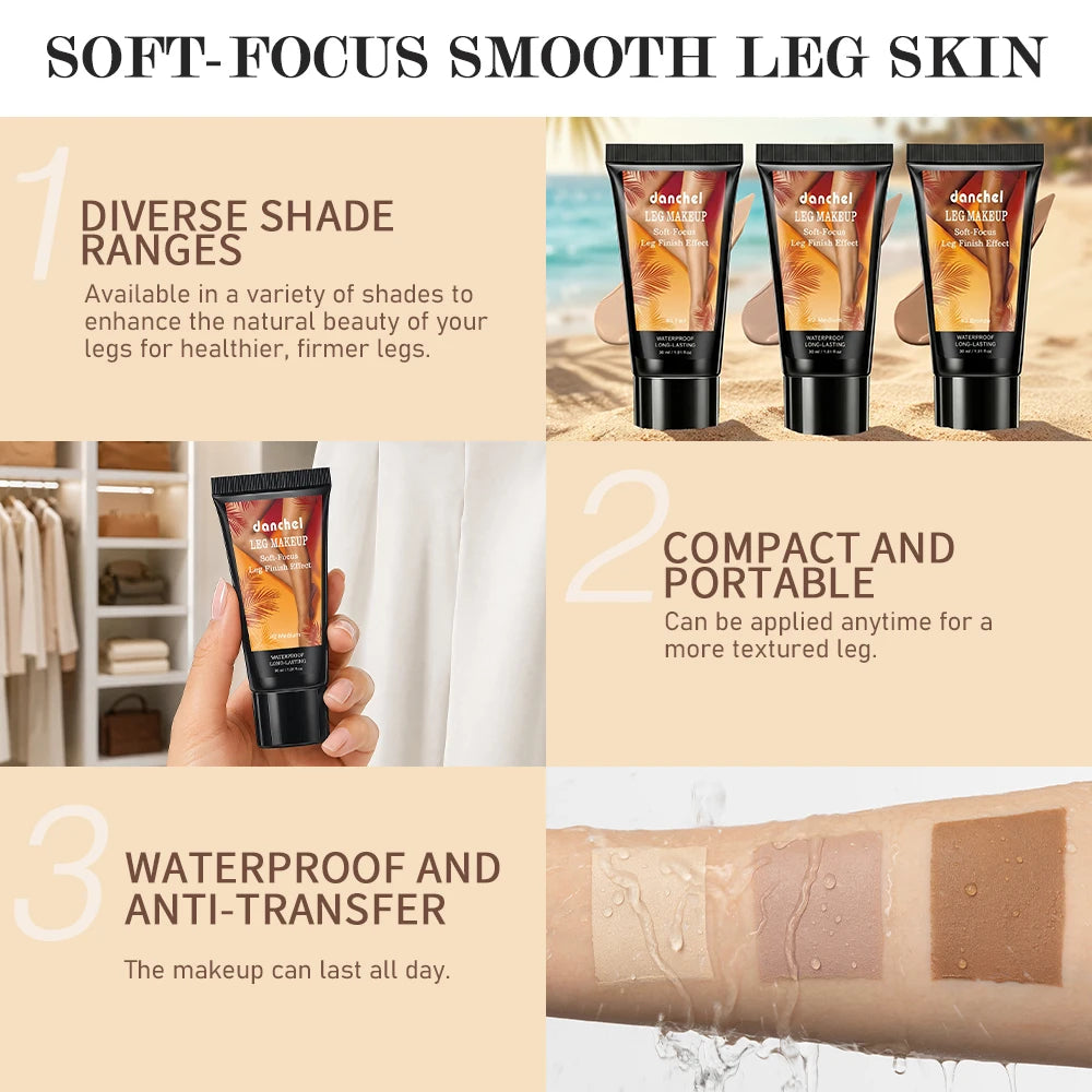 Leg Makeup and Body Foundation for Even Skin Tone and Flawless Legs During Summer - 3