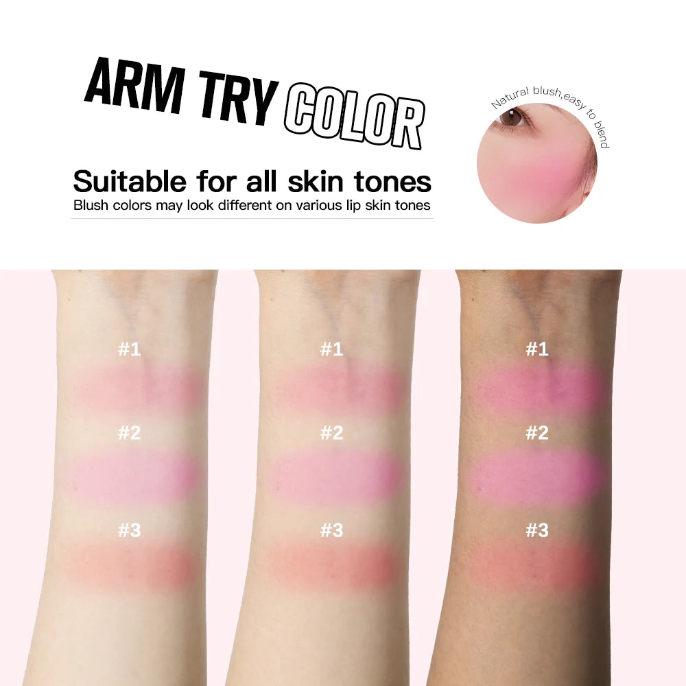 Butter Blush and Cream Face Powder for Long Lasting Natural Makeup Look