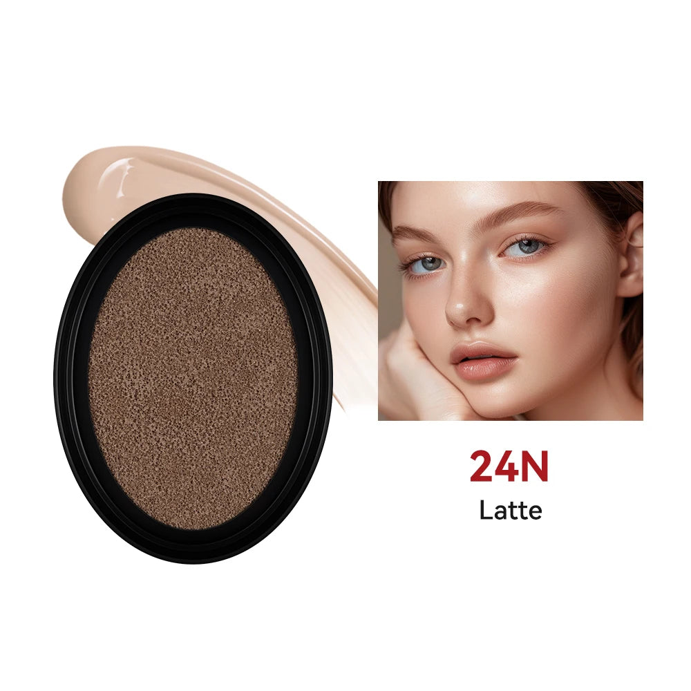 Cushion Foundation Refill and Compact Makeup for Long Lasting Daily Coverage - 34